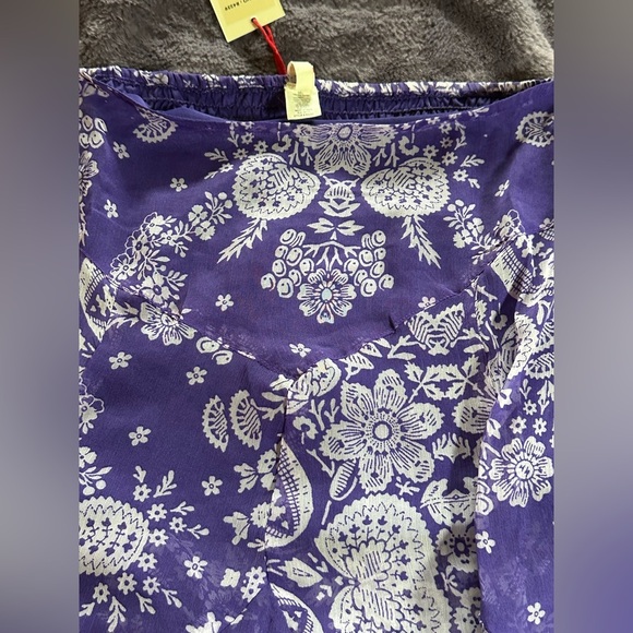NWT Anthropologie Raga Out for a Ride Mini Skirt Purple Small - Picture 7 of 9